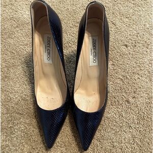 Jimmy Choo shoes. Snakeskin